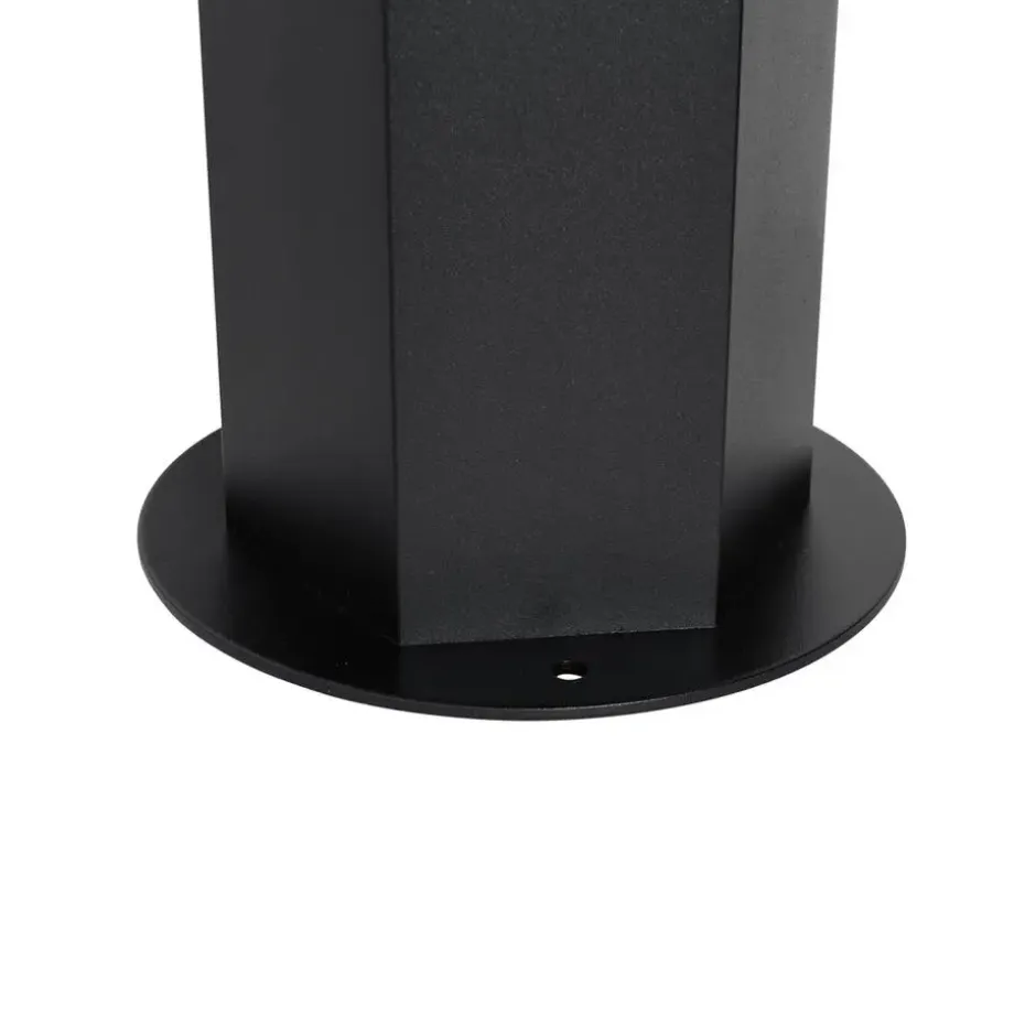 Qazqa staande buitenlampen denmark zwart e27