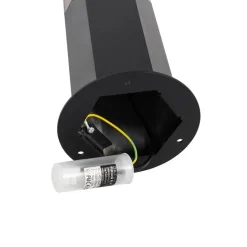 Qazqa staande buitenlampen denmark zwart e27