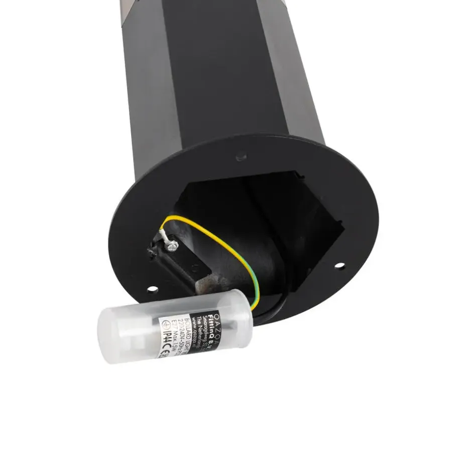 Qazqa staande buitenlampen denmark zwart e27