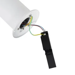 Qazqa staande buitenlampen odense wit e27