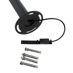 Qazqa staande buitenlampen sfera zwart e27