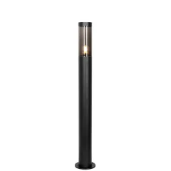 Qazqa staande buitenlampen rox zwart e27