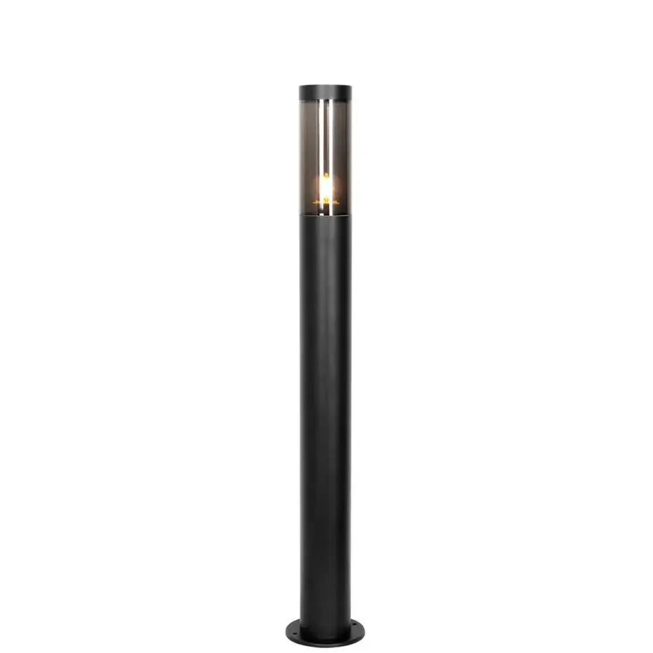 Qazqa staande buitenlampen rox zwart e27