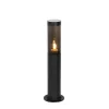 Qazqa staande buitenlampen rox zwart e27
