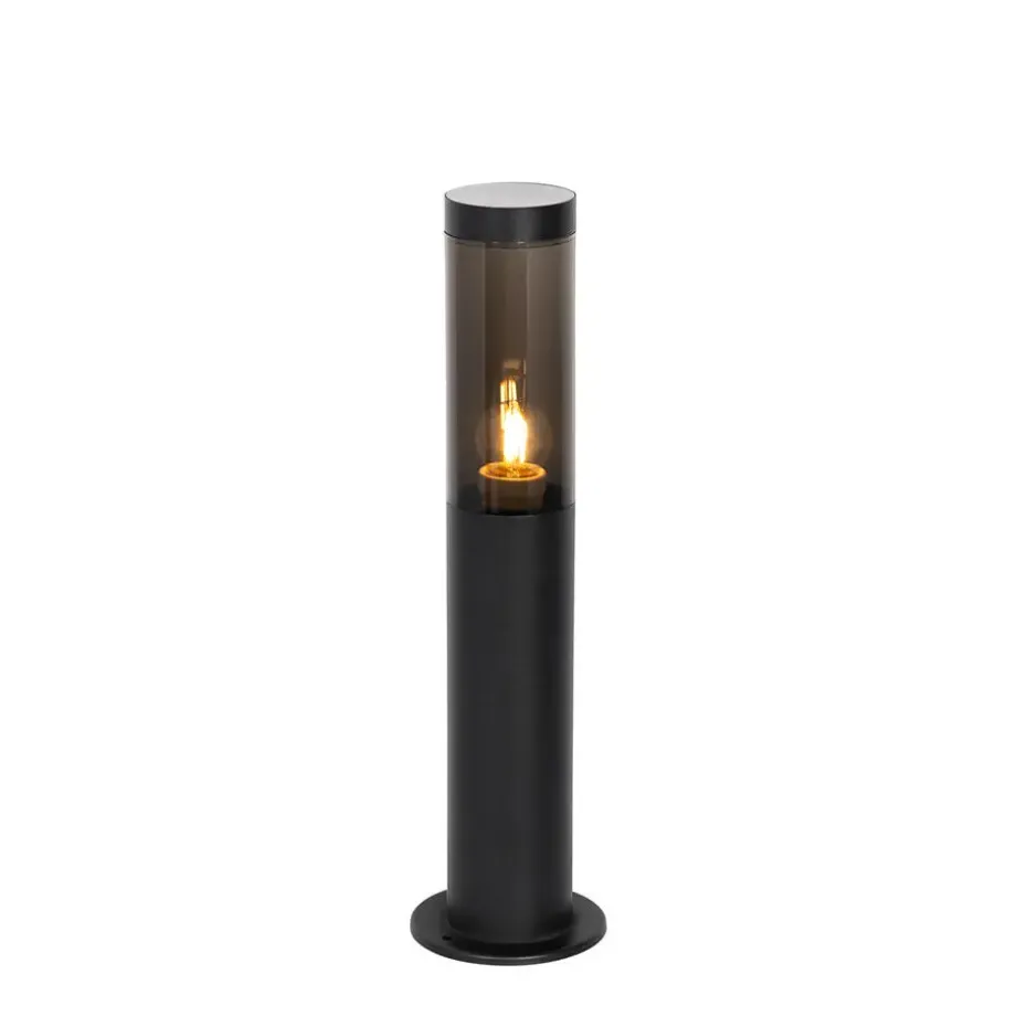 Qazqa staande buitenlampen rox zwart e27