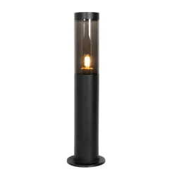 Qazqa staande buitenlampen rox zwart e27