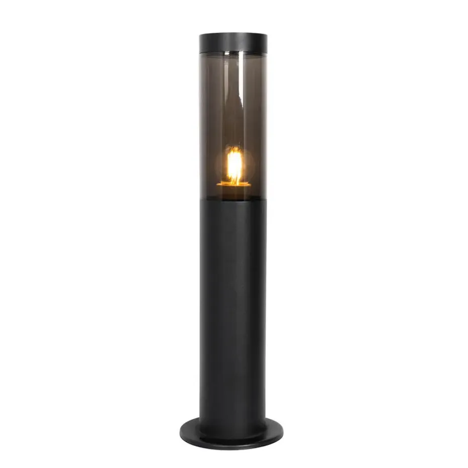 Qazqa staande buitenlampen rox zwart e27