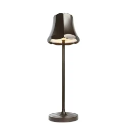 Qazqa tafellampen granny retro bruin geïntegreerde led