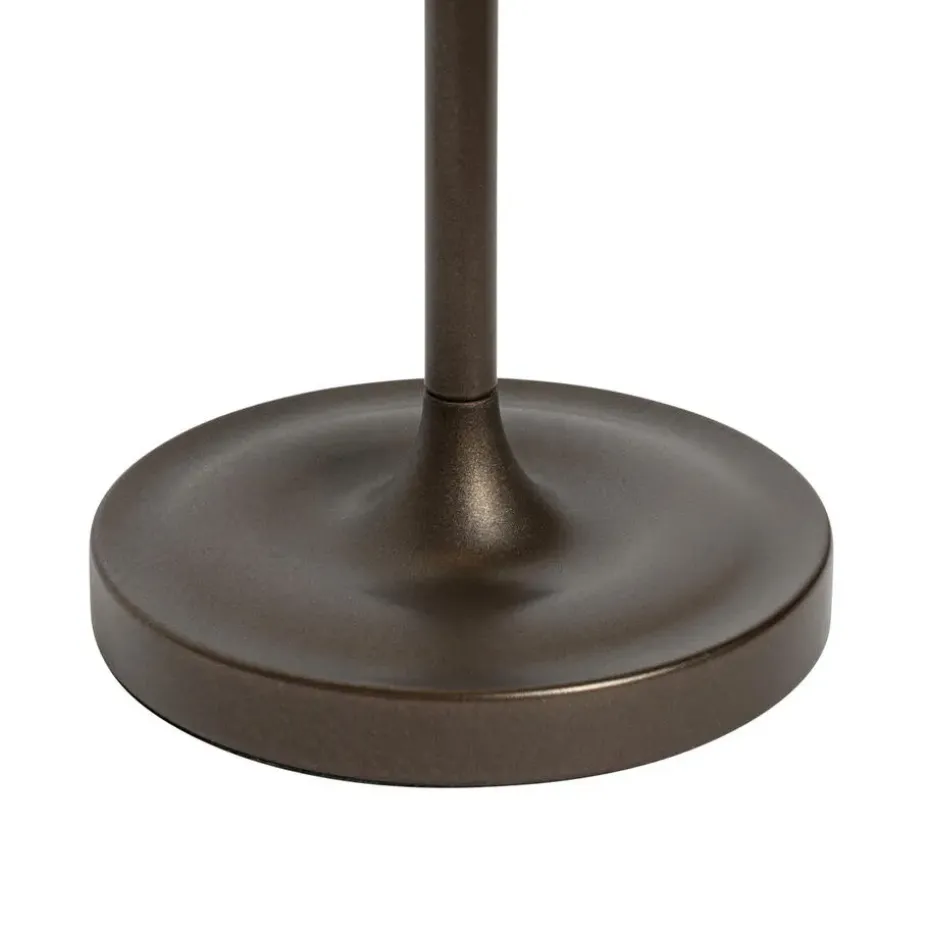 Qazqa tafellampen granny retro bruin geïntegreerde led