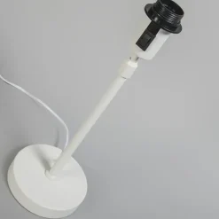 Qazqa tafellampen parte wit e27