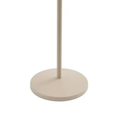 Qazqa tafellampen raika beige geïntegreerde led