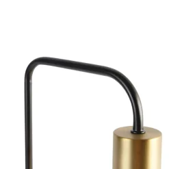 Qazqa tafellampen zuzanna goudkleurig e27