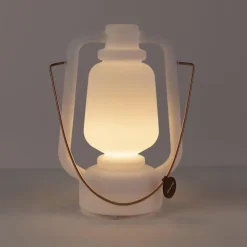 Qazqa tuinlantaarns storm wit geïntegreerde led