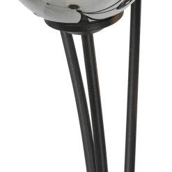 Qazqa vloerlampen athens zwart g9