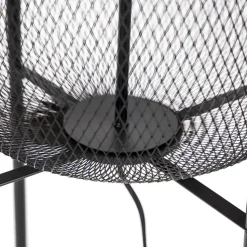 Qazqa vloerlampen bliss_mesh zwart e27