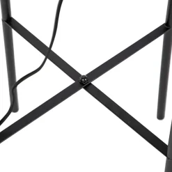 Qazqa vloerlampen bliss_mesh zwart e27