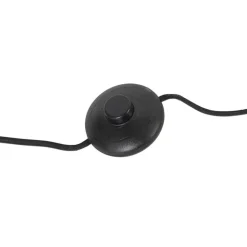 Qazqa vloerlampen bliss zwart e27