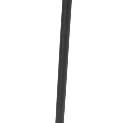 Qazqa vloerlampen botot zwart geïntegreerde led