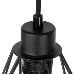 Qazqa vloerlampen chon zwart e27