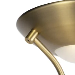 Qazqa vloerlampen diva bruin geïntegreerde led