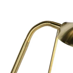 Qazqa vloerlampen diva goudkleurig geïntegreerde led