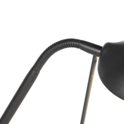 Qazqa vloerlampen diva zwart geïntegreerde led