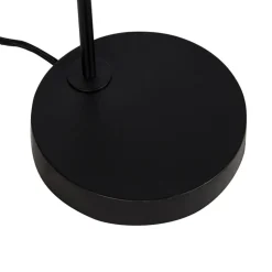 Qazqa vloerlampen facil zwart e27