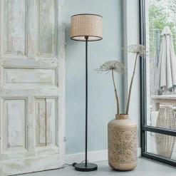 Qazqa vloerlampen kata crème e27