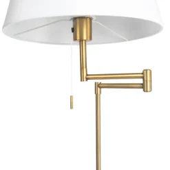 Qazqa vloerlampen ladas bruin e27