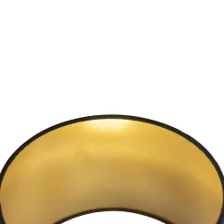 Qazqa vloerlampen ladas zwart e27