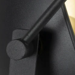 Qazqa vloerlampen magnax zwart e27