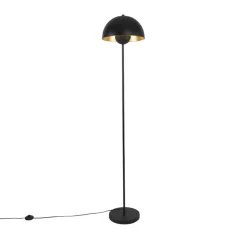Qazqa vloerlampen magnax zwart e27