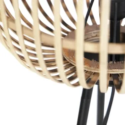 Qazqa vloerlampen manila beige e27