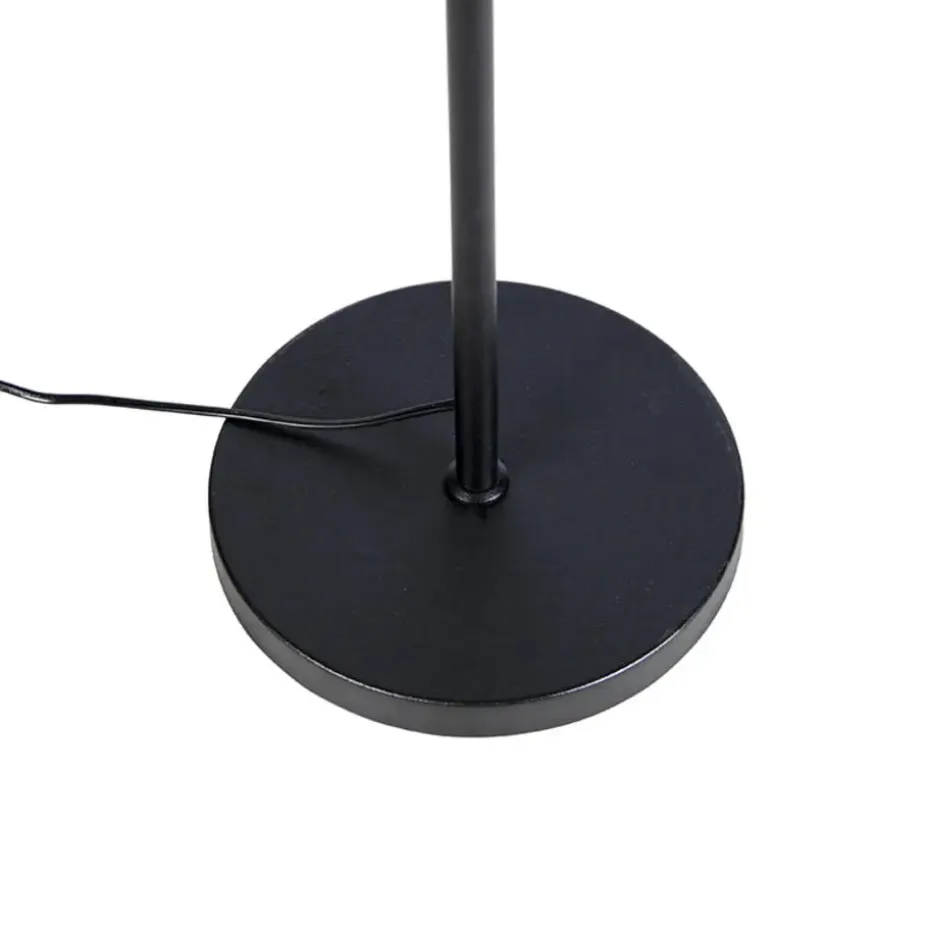 Qazqa vloerlampen parte fl taupe e27