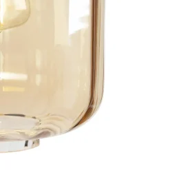 Qazqa vloerlampen qara beige e27