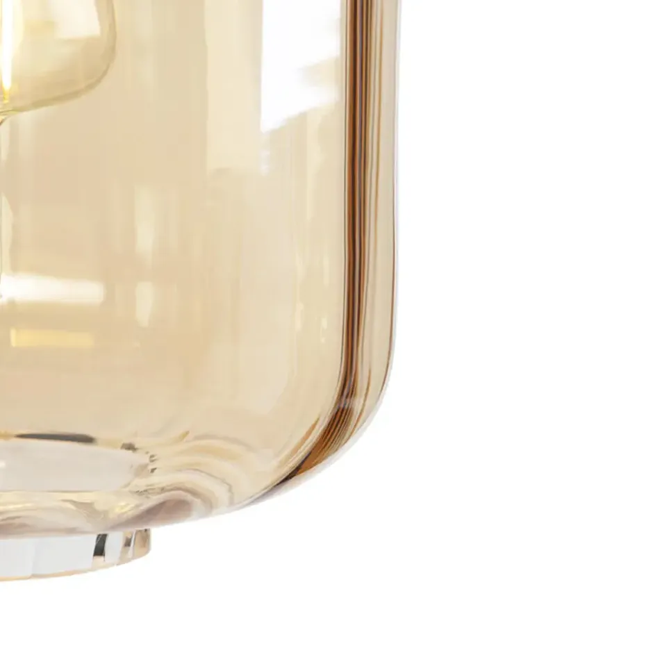 Qazqa vloerlampen qara beige e27