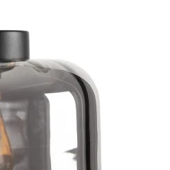 Qazqa vloerlampen qara zwart e27