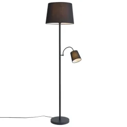 Qazqa vloerlampen retro wit e27