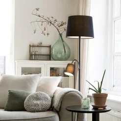 Qazqa vloerlampen retro wit e27