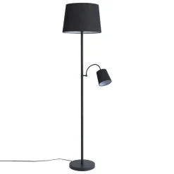 Qazqa vloerlampen retro wit e27