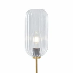 Qazqa vloerlampen rid goudkleurig e27