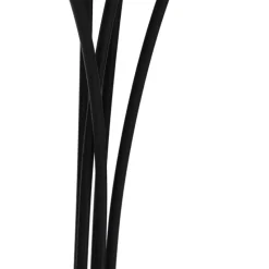 Qazqa vloerlampen sixties fl zwart e14