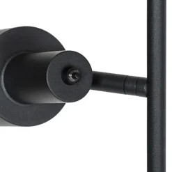 Qazqa vloerlampen stijn zwart e27