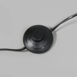 Qazqa vloerlampen trax zwart geïntegreerde led