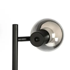 Qazqa vloerlampen vidro zwart e14