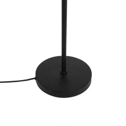 Qazqa vloerlampen vidro zwart e14