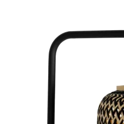 Qazqa vloerlampen yvonne zwart e27