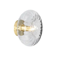 Qazqa wandlampen ayesha goudkleurig e27