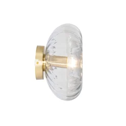 Qazqa wandlampen ayesha goudkleurig e27