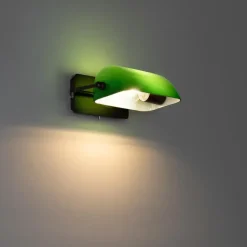 Qazqa wandlampen banker bruin e27